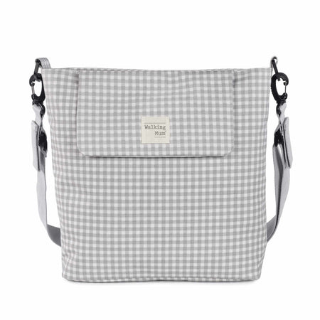 Borsa fasciatoio Pasito a Pasito Walking Mum I Love Vichy Grigio