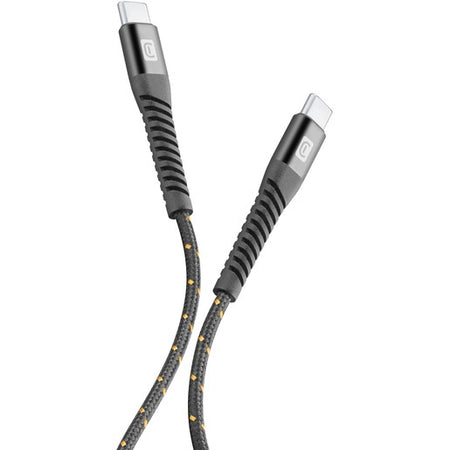 cavo usb kevlar 100 cm usbc / usbc nero