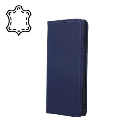 custodia a libro samsung a05S con porta carte di credito chiusura magnetica blu