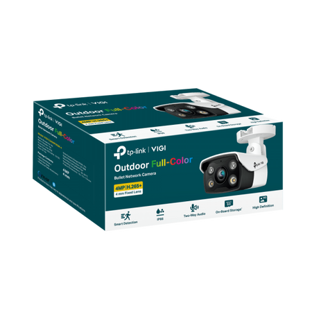 TP-LINK VIGI C340 V1 - Telecamera di sorveglianza di rete - Bullet - Esterno - resistente alle intemperie - Colore (giorno e notte)