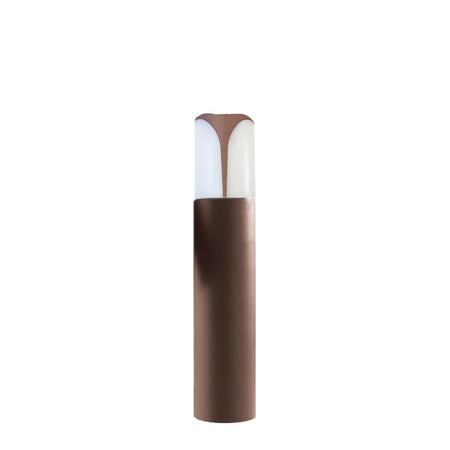 Lampioncino classico esterno Gea Led STELE GES2011 E27 LED IP44 H50 marrone alluminio lampada terra giardino