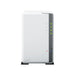 Dispositivo Storage Synology DS223J - NAS DiskStation DS223J Diskless 2 Slot (Senza Dischi Installati) - 2 x 3.5/2.5 SATA III/SATA II, Realtek RTD1619B, 1.7 GHz, 1GB Ram, 2x USB 3.0