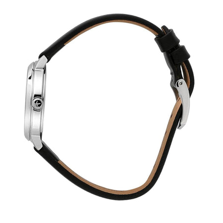 Orologio LUCIEN ROCHAT donna Charme pelle nera / madreperla