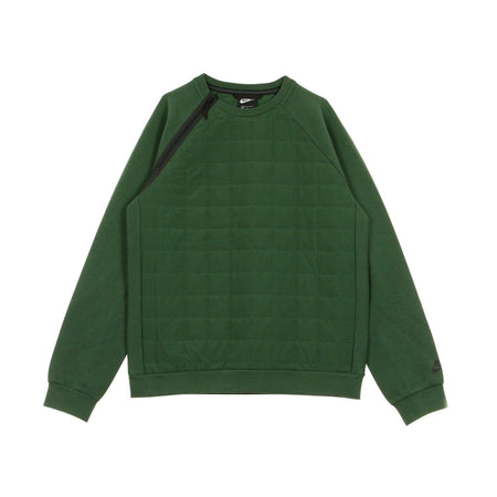 Nike Felpa Leggera Girocollo Uomo Pe Crew Winter Galactic Jade/black da uomo