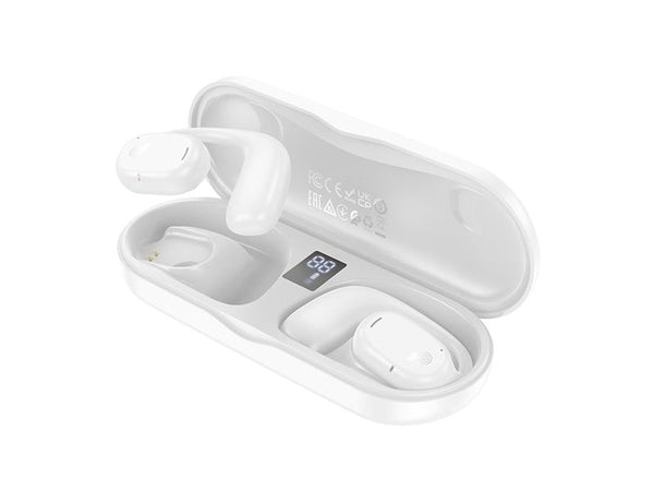 auricolare bluetooth open ear con led indicatore di carica
