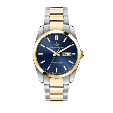 Lucien Rochat LÈMAN – Orologio Uomo Acciaio Oro Automatico Blu (R0423114002)