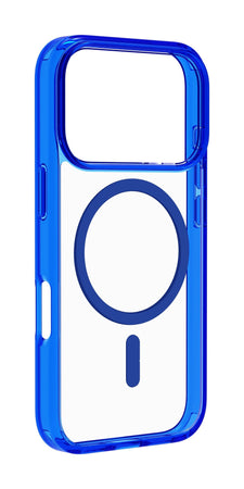 cover iphone 17 PRO MAX blu - trasparente magsafe
