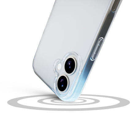 cover iphone 17 trasparenterigida con bordi in gomma per  un’elevata protezione dello smartphone.