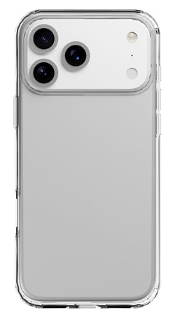 cover iphone 17 PRO MAX trasparenterigida con bordi in gomma per  un’elevata protezione dello smartphone.