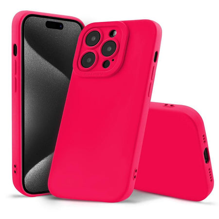 cover silicone iphone 17 PRO MAX fucsia