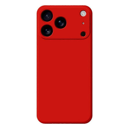 cover  silicone iphone 17 PRO MAX  rossa compatibile magsafe