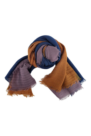 GAYNOR BONGARD Sciarpe Blu/beige da donna