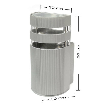 Applique A Parete Per Esterno Luce Lampada Muro Moderna Giardino Terrazzo Es17