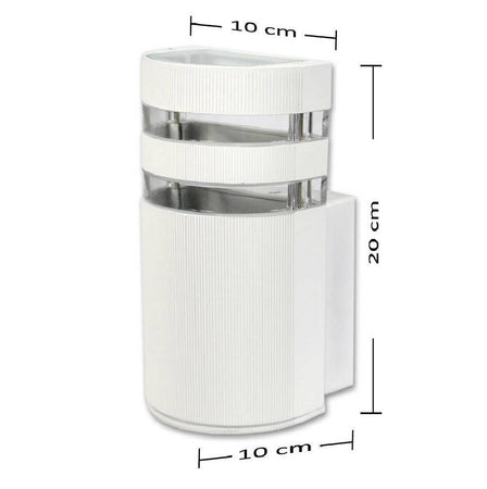 Applique A Parete Per Esterno Luce Lampada Muro Moderna Giardino Terrazzo Es17