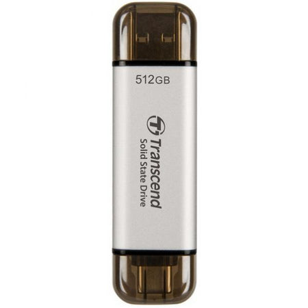 SSD 512 BG Serie 3D NAND Interfaccia USB 3.2 Gen 2 (3.1 Gen 2) Colore Argento