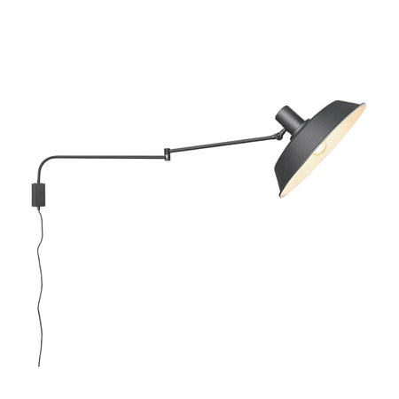 Braccio parete snodabile orientabile Trio Lithing BOLDER 200300132 E27 LED metallo nero industriale