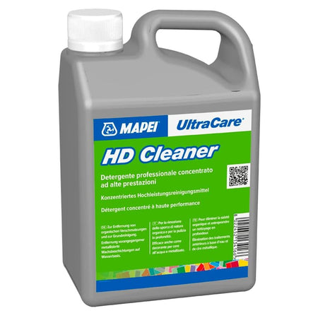 MAPEI Ultracare HD CLEANER, Detergente alcalino concentrato per puliza profonda e sgrassatura