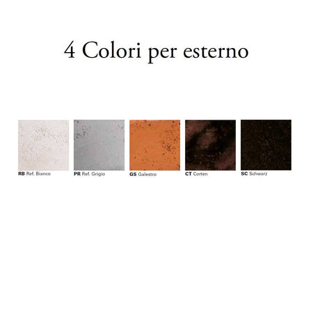 Applique Toscot EDGE P230GX GX53 LED 7W IP55 terracotta illuminazione rustica esterno