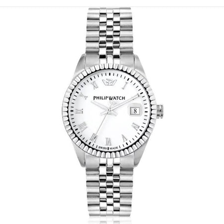 Orologio PHILIP WATCH donna Caribe datario acciaio / bianco