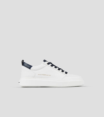 Alexander Smith sneakers uomo Bond white blu BDM 3297
