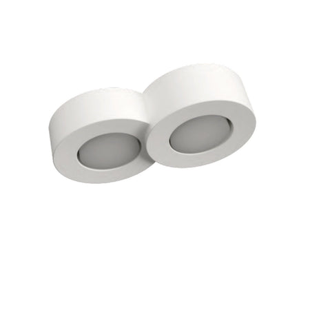 Plafoniera gesso Lampadari Bartalini SGGE 2 GX53 LED IP54 verniciabile moderno