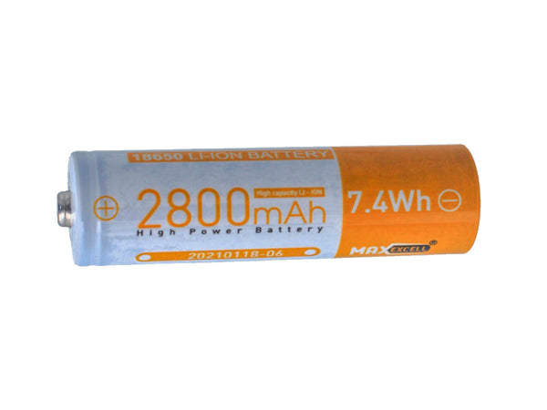 Pila Batteria 18650 Ricaricabile 2800mAh 3,7V Litio