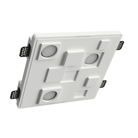 Faretto incasso Lampadari Bartalini OGNIR FP45 GU10 LED gesso verniciabile