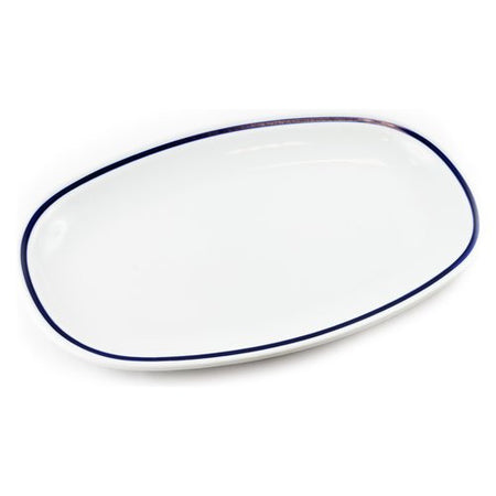 Piatto portata Tognana AZETA Ovale Fascia blu