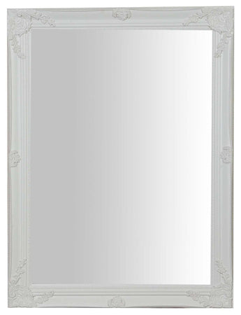 Biscottini Specchiera da appendere verticale/orizzontale L62xPR4xH82 cm finitura bianco anticato.