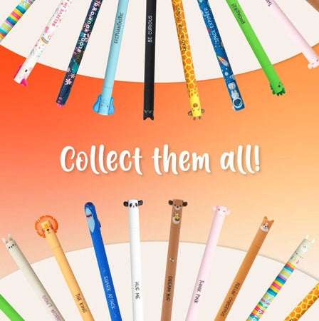 Legami, Penna Gel Cancellabile, Inchiostro Rosa, Tema Piggy