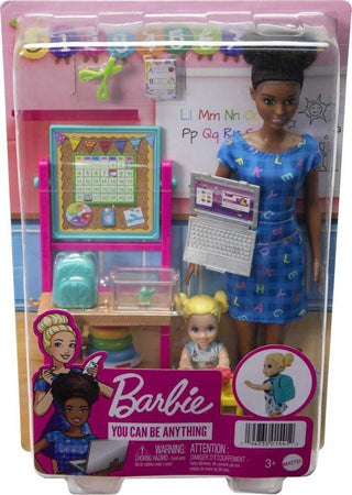 Barbie Carriere Playset Barbie Insegnante Mora