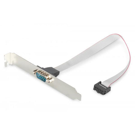 Cavo interno con porta seriale RS232 - 9 Poli Maschio - Esterna con staffa metallica IDC 10 PIN (AK 331)