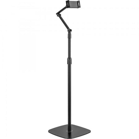 Supporto da pavimento per tablet InLine con piastra di base - fino a 12,9" - nero