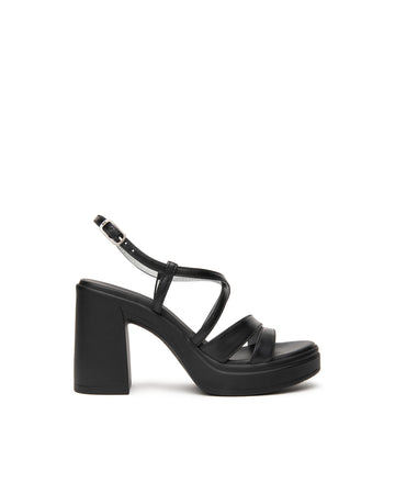 Nero Giardini sandali donna nero con plateau E513660D100