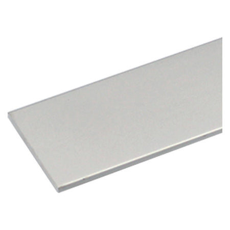 Profilo per fai da te piatto in alluminio anodizzato mm 20 x 2 - mt 2