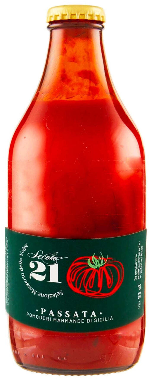 12 pz. Salsa di pomodoro Marmande di Sicilia 33 cl. Cad. Sugo di Pomodoro Artigianale Italiano Prodotto 100% in Sicilia Secollo21