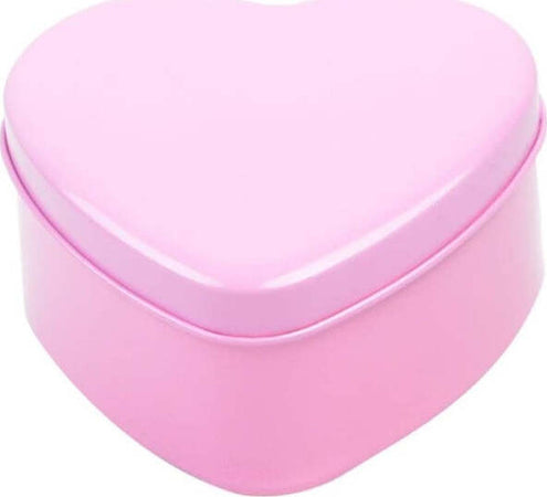 12-Scatoline-In-Latta-A-Forma-Di-Cuore-Bomboniera-Segnaposto-Portaconfetti-Rosa