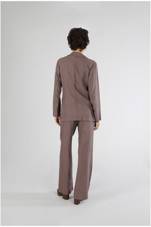 BLAZER MONOPETTO MISTOLINO