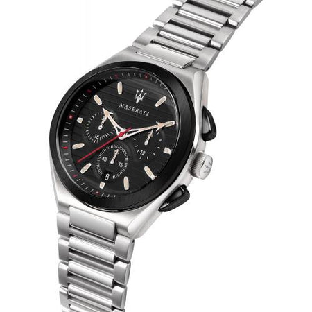 Orologio MASERATI uomo Triconic cronografo acciaio / nero