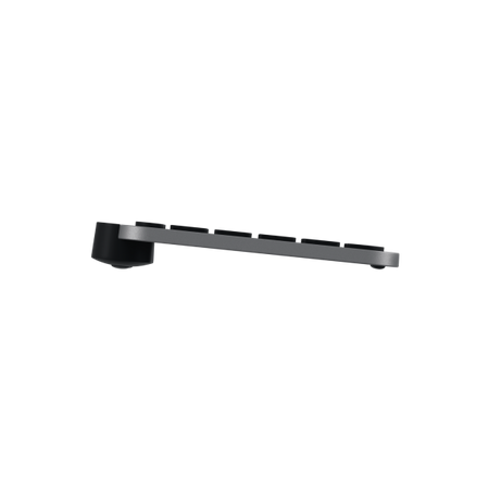 Logitech MX Keys S for Mac tastiera Ufficio RF senza fili + Bluetooth QWERTZ Tedesco Alluminio, Nero