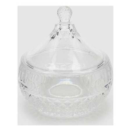 Coppa Bombata con coperchio Trasparente 16 cm