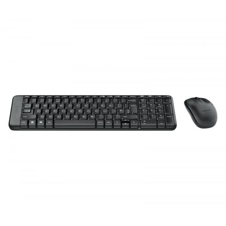 Logitech Wireless Combo MK220 tastiera Mouse incluso RF Wireless QWERTY International EER Nero