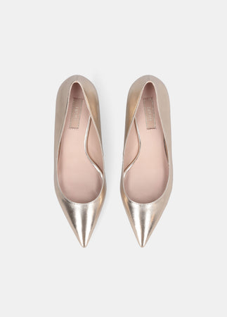 Liu Jo décolleté Deva 04 laminata gold SF5015EX