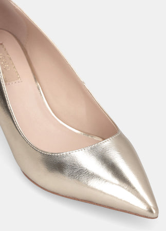 Liu Jo décolleté Deva 04 laminata gold SF5015EX