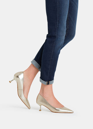 Liu Jo décolleté Deva 04 laminata gold SF5015EX