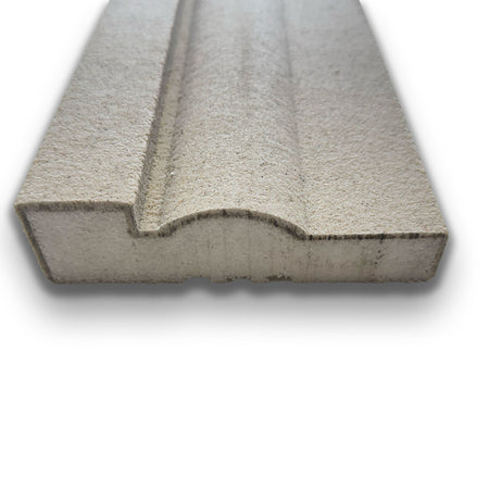 €9,99ml *** STOCK ***. Pacco da 16ml di cornice decorativa in XPS Resinata per esterno 14X4X200cm  PD121 - Eternal Parquet