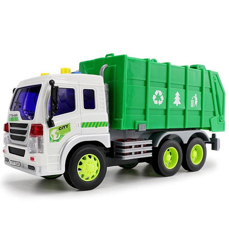 Camion Raccolta Rifiuti Con Luci E Suoni Cassone Ribaltabile Funzioni Reali