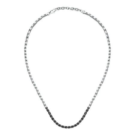 Collana MORELLATO uomo Catene acciaio / inserto nero