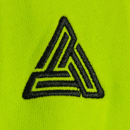 BLACK PYRAMID Felpa Leggera Cappuccio Uomo Pyramid 89 Fluo Green da uomo
