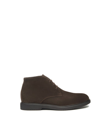 Nero Giardini polacchini in camoscio marrone I001651U200